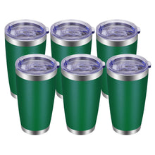 VEGOND 20oz Tumbler with Lid and Straw Stainless Steel Tumbler Cup Vacuum Insulated Double Wall Travel Coffee Mug Powder Coated Coffee Cup, Blue, 1 Pack