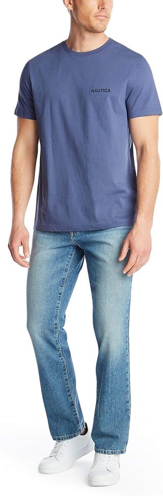 Nautica Short Sleeve Solid Crew Neck T-shirt Shirt