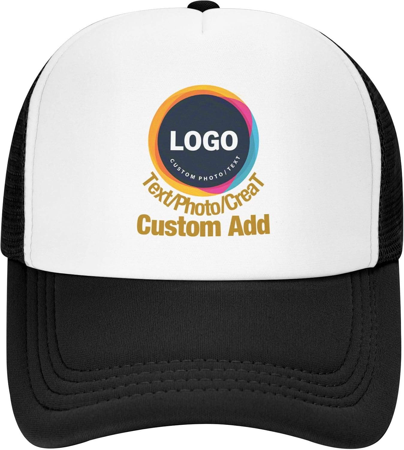 Custom Baseball Hats for Men & Women - Add Text/Photo/Logo - Adjustable Breathable Outdoor Hat, Sports & Casual- Bulk Supply