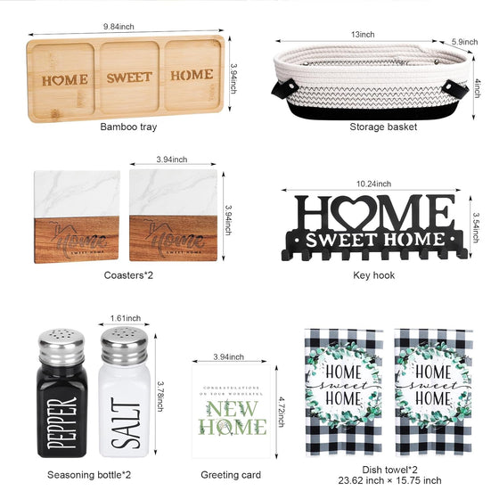 House Warming Gifts New Home,Unique Housewarming Baskets for Couples, Clients, Women, Men, Closing Gift for Home Buyers Realtors,First House Gift Ideas, New Apartment - hover image