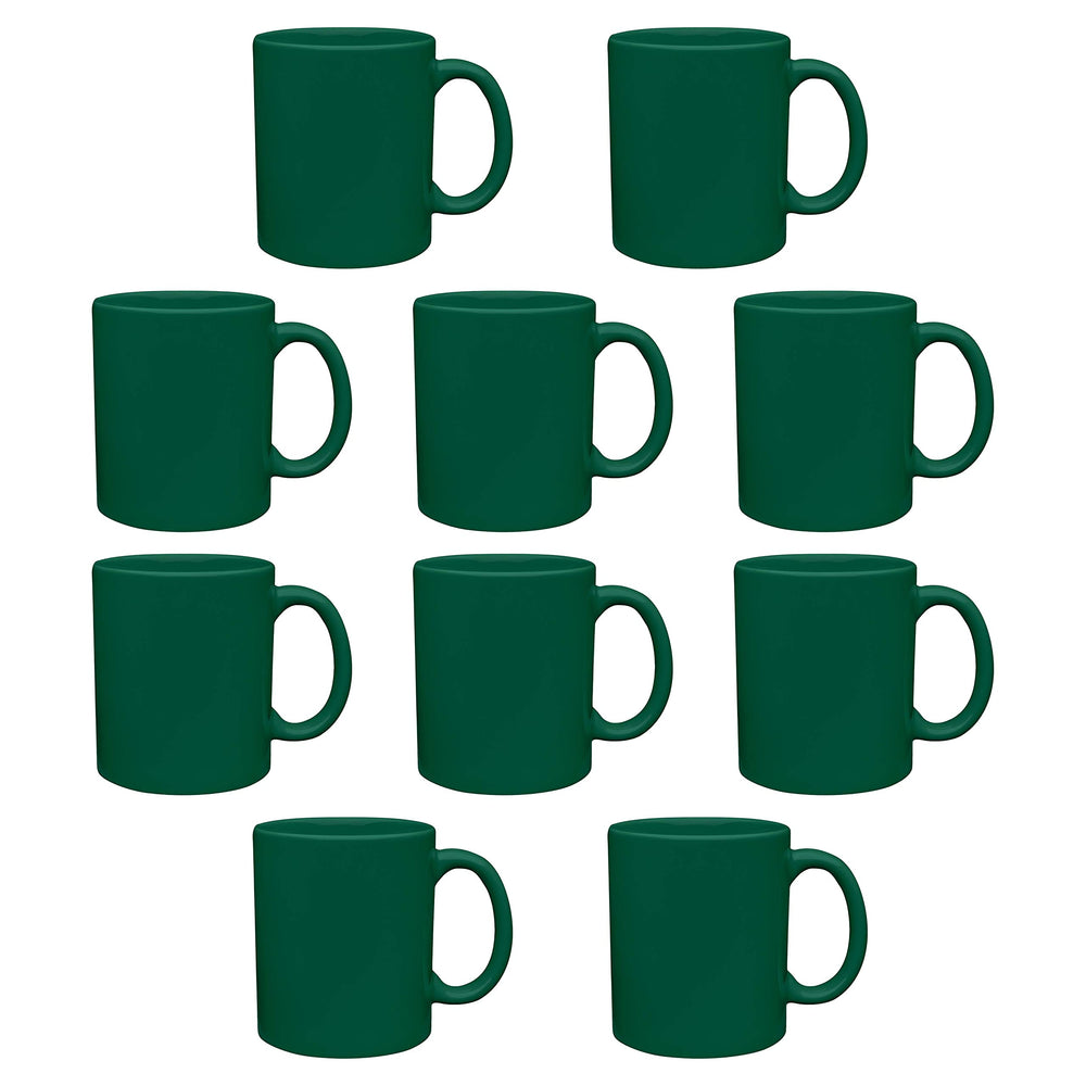 Father’s Day Custom Ceramic Coffee Mugs 11 oz. Set of 10/50/100, Personalized Bulk Pack - Coffee Cup Set, Iced Coffee Cup, Gaming Mug for Dad - White