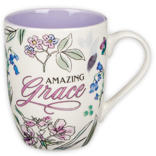Christian Art Gifts Inspirational Ceramic Coffee & Tea Scripture Mug for Women: Trust in the Lord Encouraging Bible Verse, Microwave & Dishwasher Safe Lead-free, Multicolor Floral, Light Green, 12 oz.