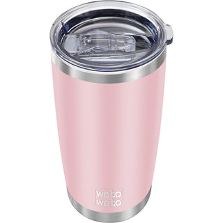 WETOWETO 20oz Tumbler, Stainless Steel Vacuum Insulated Coffee Travel Mug, Double Wall Powder Coated Insulated Coffee Mug Travel Mug with Lid Thermal Cup for Outdoor (Navy Blue, 1 Pack)