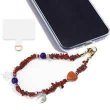 Marble Beaded Phone Wrist Strap,Detachable Phone Bracelet Strap with Tether Tab,Hands-Free Wristlet Strap (Rose Quartz)