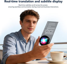 ZNP Digital Badge AI Companion, Wearable Translation Translator with HD Touchscreen, Real-Time Interactive Reactions, Bluetooth 6.0 Portable Pin for Travel Business & Life(Magnetic Back)