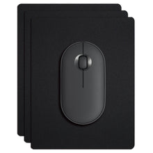 Small Mouse Pad 3 Pack, Mini Mouse Pads for Wireless Mouse and Laptop Computer, Portable Mousepad with Non-Slip Rubber Base & Waterproof Surface - Black -5.5 x 7 in