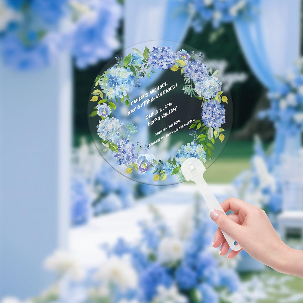 Custom Hand Fans Bulk 10–5000 PCS, Personalized Fans with Photo, Logo or Text, Promotional Hand Fans for Business, Trade Shows, Weddings, Events, Schools & Fundraisers