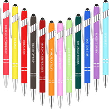 Zonon 12 Pcs Inspirational Pens Gift Set Funny Ballpoint Pen with Stylus Tip Motivational Graduation Gifts Bulk for Teacher Coworkers Nurse School Office Supplies(Morandi,Boss Lady)
