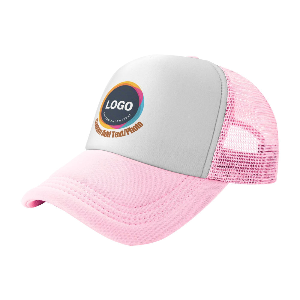 Custom Baseball Hats for Men & Women - Add Text/Photo/Logo - Adjustable Breathable Outdoor Hat, Sports & Casual- Bulk Supply