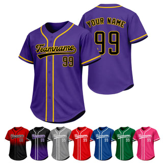 Custom Baseball Jersey Personalized Baseball Shirt Stitched Printed Team Sports Practice Uniform for Men Women Boy