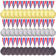Gold Silver Bronze Award Medals-Winner Medals Gold Silver Bronze Prizes for Competitions, Party, 2 Inches