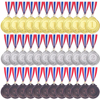 Gold Silver Bronze Award Medals-Winner Medals Gold Silver Bronze Prizes for Competitions, Party, 2 Inches