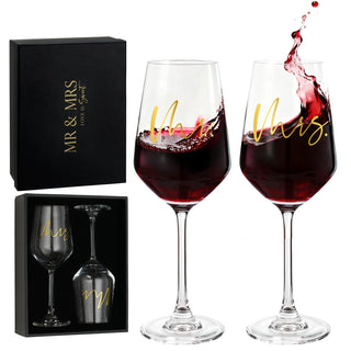 Wine Lovers Gifts for Women, Birthday Gifts for Mom Sister Friend Coworker Girlfriend Inspirational Gift Set, Wine Gift Box Set with Tumblers, Ice Cubes