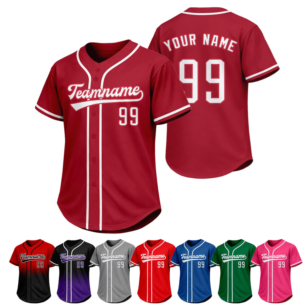 Custom Baseball Jersey Personalized Baseball Shirt Stitched Printed Team Sports Practice Uniform for Men Women Boy