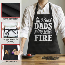 SANDJEST Funny Mens Aprons with Pockets for BBQ Grilling Cooking Grandpa Husband Apron for Birthday Christmas Father's Day