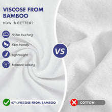 BAMBOO COOL Mens Undershirts Pack, Soft T Shirts for Men, Moisture Wicking Tees, Stretchy Breathable Crew Neck Inner Shirt