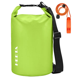 HEETA Waterproof Dry Bag for Women Men, 5L/10L/20L/30L/40L Roll Top Lightweight Dry Storage Bag Backpack with Emergency Whistle for Travel, Kayaking, Boating, Camping, Beach, Cruise Ship Essentials