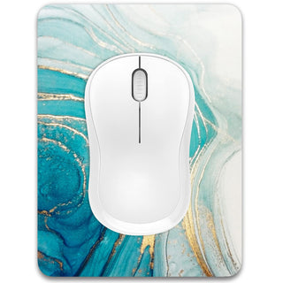 Dapesuom Small Mouse Pad, 5 x 6 Inch Thick Rubber Premium-Textured Non-Slip Portable & Washable Mini Mouse Mat for Women Men Wireless Laptops Keyboard Tray Gaming Work Computer Travel, Jet Black