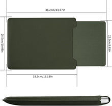 13.3-14" Laptop Sleeve, Padded Case, Thin Portable Versatile Bag Compatible With 2022 Pro 14 inch/2015 Pro 13.3 inch/2015 Air 13.3 inch (Dark Green)