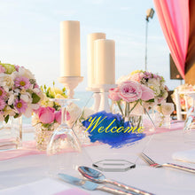 20 Sets 4.5" Hexagon Acrylic Sign Table With Stand Blanks Acrylic Table Numbers for Wedding Party and Food & Beverage Center Decor