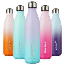 BJPKPK 17oz Insulated Water Bottles Stainless Steel Sports Water Bottles Keep Cold and Hot for Travel Dishwasher Safe,Olive Green