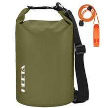 HEETA Waterproof Dry Bag for Women Men, 5L/10L/20L/30L/40L Roll Top Lightweight Dry Storage Bag Backpack with Emergency Whistle for Travel, Kayaking, Boating, Camping, Beach, Cruise Ship Essentials
