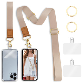 Yonlevres Flower Phone Lanyard Crossbody Strap, Floral Cell Phone Lanyards for around the Neck Wristlet Wrist Strap Adjustable for Keys Case Accessories Travel Essentials