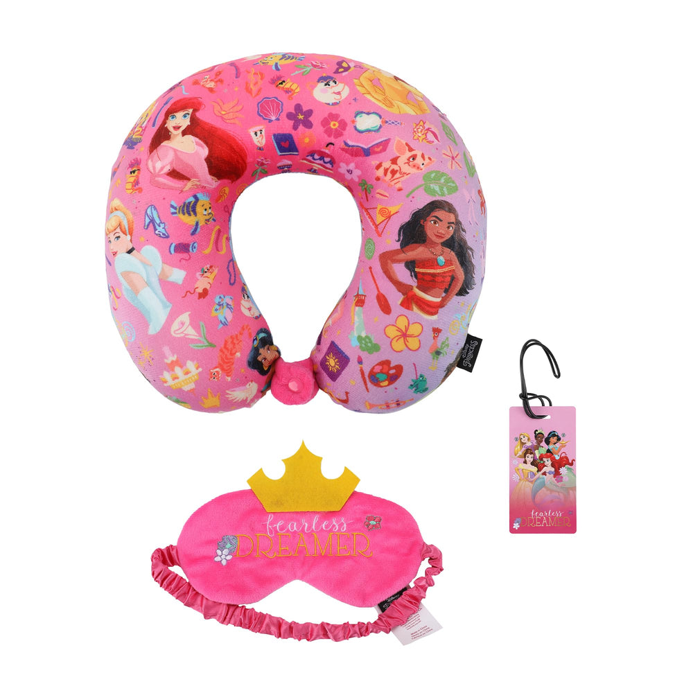Bioworld Five Nights At Freddy's 3-Piece Neck Pillow Packing Cube & Luggage Tag Travel Set
