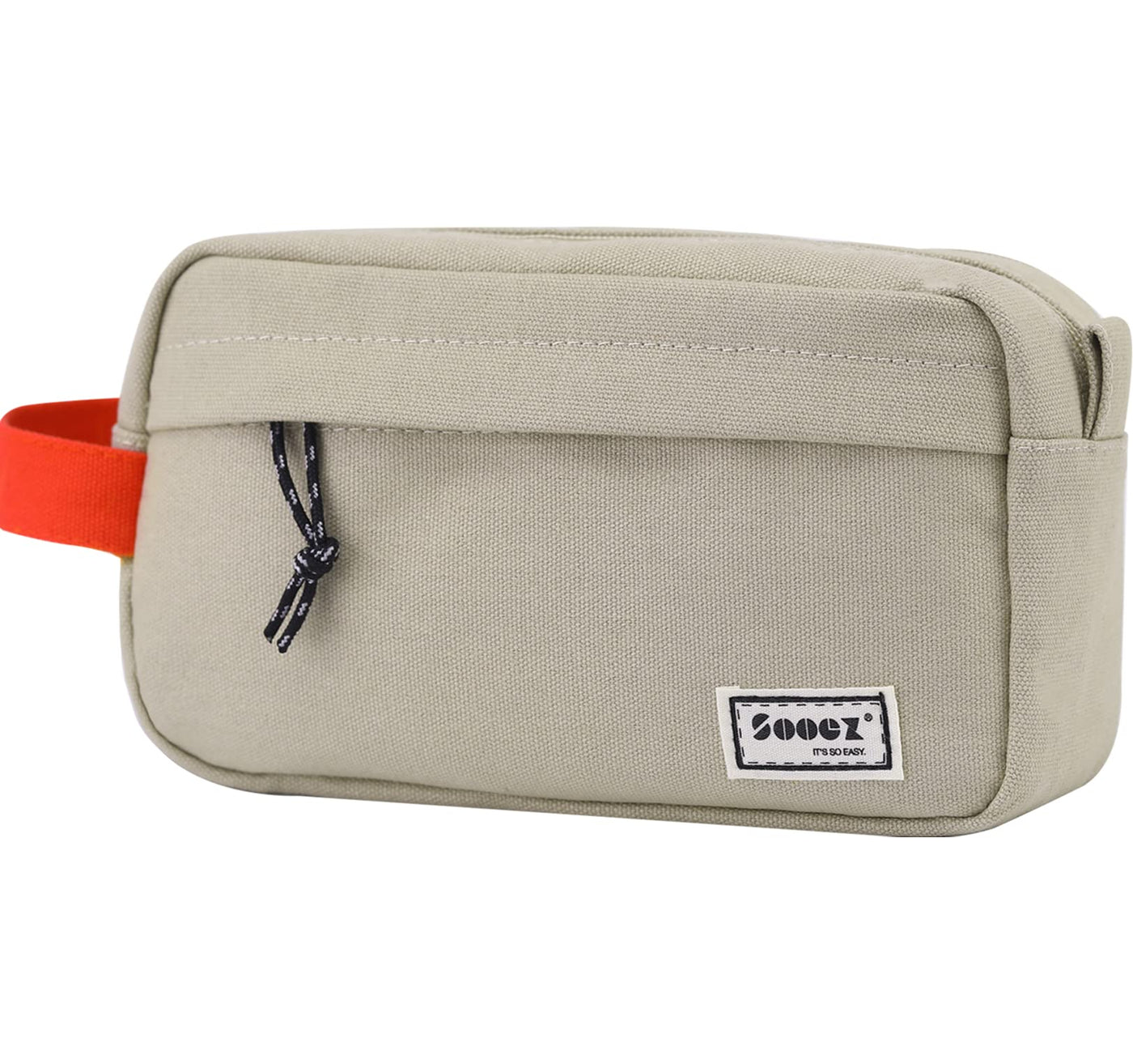 Sooez Original High Capacity Pencil Case, Big Pencil Bag Pouch Box Organizer Pen Case, Aesthetic Supply for Girls Adults, Portable Journaling Supplies with Easy Grip Handle & Loop, Mint Green