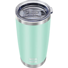 WETOWETO 20oz Tumbler, Stainless Steel Vacuum Insulated Coffee Travel Mug, Double Wall Powder Coated Insulated Coffee Mug Travel Mug with Lid Thermal Cup for Outdoor (Navy Blue, 1 Pack)