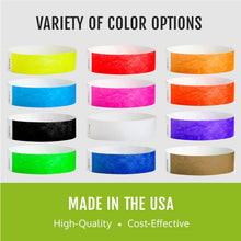600 WristCo Tyvek Wristbands for Events, 6-Color Variety Pack – Tamper-Proof Design Prevents Reuse – Premium-Grade Bracelets for Hospital & Medical ID, Party, VIP Identification