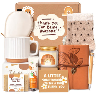 Suhctuptx Administrative Professional Day Gifts, Employee Appreciation Gifts, Thank You Gift Basket Christmas Ideas Box for Women Coworkers Teacher Nurse Friends Mom Her Secretary Employees Farewell