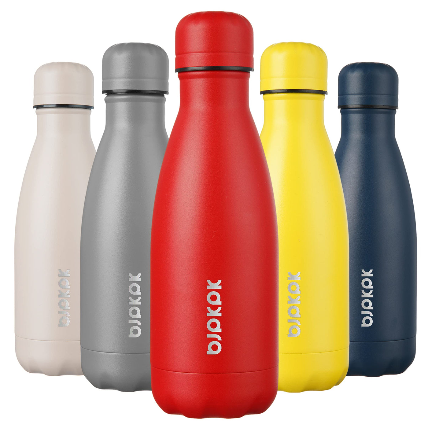 BJPKPK 17oz Insulated Water Bottles Stainless Steel Sports Water Bottles Keep Cold and Hot for Travel Dishwasher Safe,Olive Green