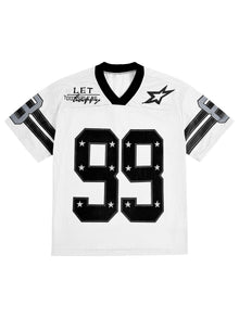 SOLY HUX Mens Jersey Y2k Baggy Shirts Graphic Tees Oversized V Neck Tshirts Summer Tops
