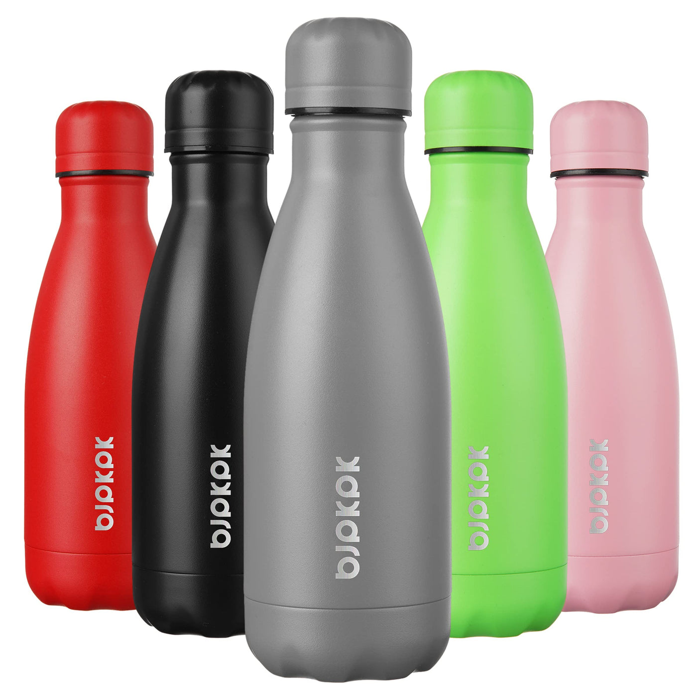BJPKPK 17oz Insulated Water Bottles Stainless Steel Sports Water Bottles Keep Cold and Hot for Travel Dishwasher Safe,Olive Green