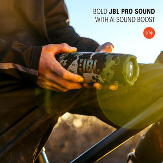 JBL Flip 7 - Portable Waterproof and Drop-Proof Speaker, Bold JBL Pro Sound with AI Boost, 16Hrs of Playtime, and PushLock System with Interchangeable Accessories (Blue)