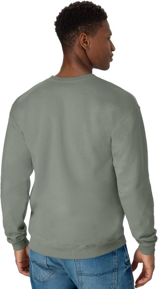 Hanes Men's Sweatshirt, EcoSmart Fleece Crewneck Sweatshirt, Big & Tall Available, 1 or 2-Pack