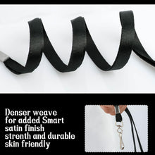 LOCONHA 50 Pack black lanyards Lanyards for Id Badges Lanyards Safety Badge Lanyard 18" with Swivel Hook