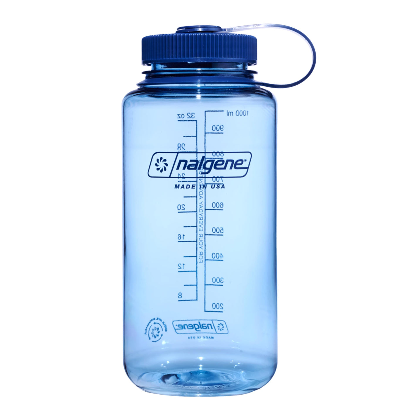 Nalgene 32 oz Wide Mouth Water Bottle | BPA-Free, Durable & Leak Proof, Lightweight Bottle for Hiking & Gym, Work & Travel