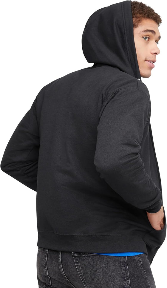 Hanes Men's Zip-up Hoodie, Ecosmart Fleece Full-zip Hoodie for Men, Hooded Sweatshirt - hover image