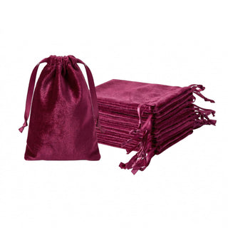 QIANF 12pcs Light Champagne Velvet Drawstring Bags 4x6 inches Glossy Small Velvet Cloth Gift Bags Jewelry Pouches for Storage Wedding Party Favor Christmas