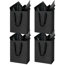 MOXARYSU 8 Pcs Medium Gift Bags With Handles: 8x5x10 Rainbow Colour Gift Bags Kraft Paper Party Favor Bags With 16 Tissues For Party,Birthday,Baby Shower,Wedding（8 Colors）