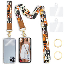 Yonlevres Flower Phone Lanyard Crossbody Strap, Floral Cell Phone Lanyards for around the Neck Wristlet Wrist Strap Adjustable for Keys Case Accessories Travel Essentials