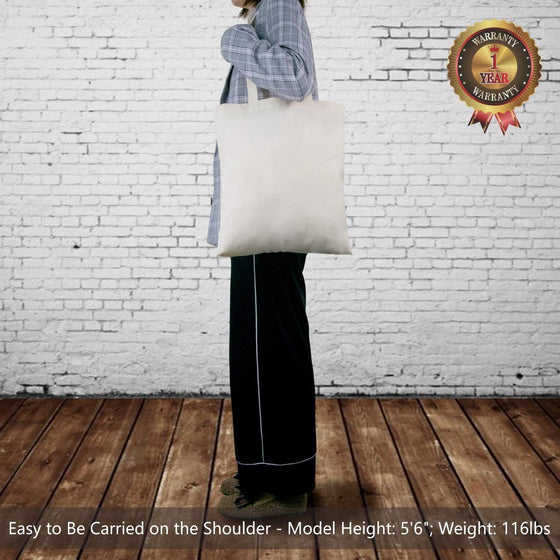 TOPDesign 5 | 12 | 24 | 48 | 192 Pack Economical Cotton Tote Bags, Lightweight Medium Reusable Grocery Shopping Cloth Bags, Suitable for DIY, Advertising, Promotion, Gift, Activity (5-Pack) - hover image