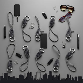 10Pcs Black Detachable Buckle Mobile Phone Accessories Pendant Buckle Small Sling Anti-Lost Lanyard Cords Hanging Head Keychains Hooks, Fasteners, Badge Lanyards