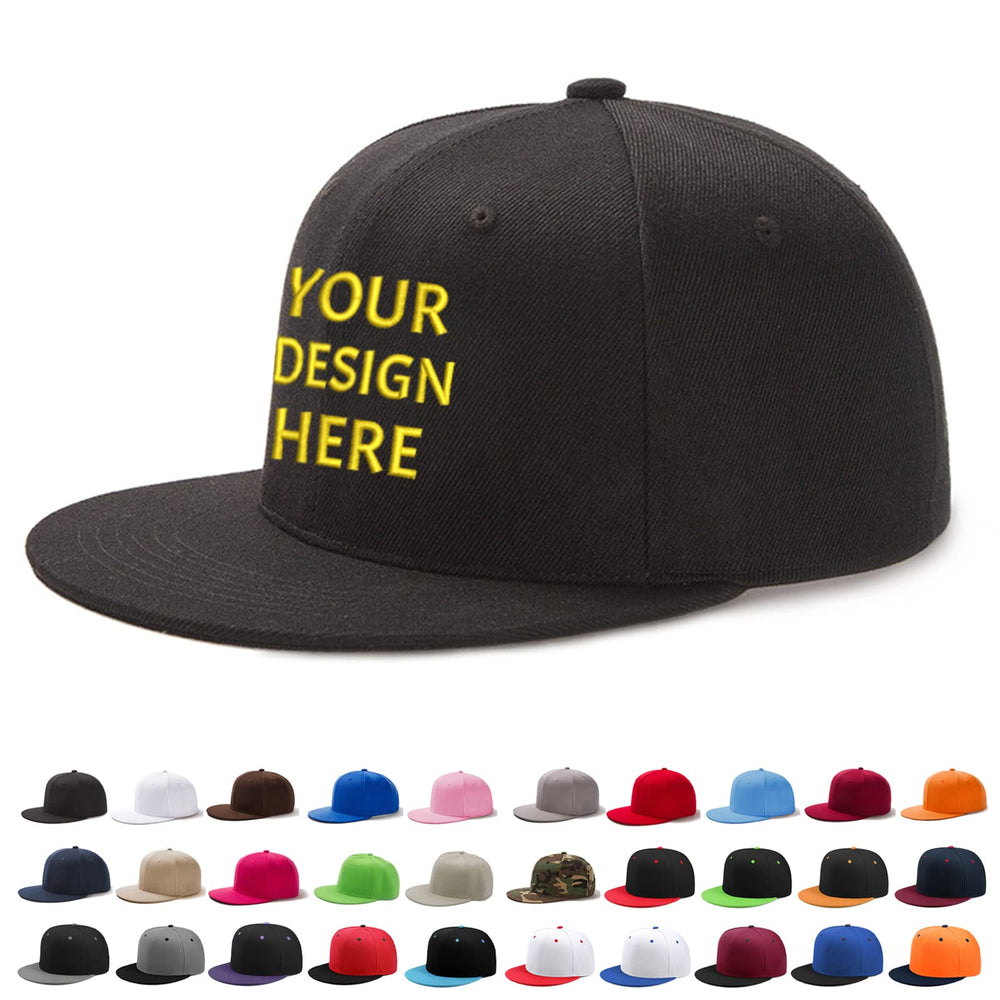 Custom Baseball Cap with Embroidery Text Logo and Print Photo,Image, Personalized Adjustable Summer Sun Hat Unisex