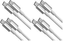 Anker USB C to USB C Cable, Type-C 60W Fast Charging Cable (6 FT, 2Pack) for iPhone 17 Series, iPad mini 6 and More (Black)
