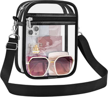 Clear Bag Stadium Approved Clear Purse for Women Clear Crossbody Bag for Stadium Events Concerts Festivals