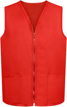 TopTie Adult Volunteer Work Vest Event Supermarket Apron Vests