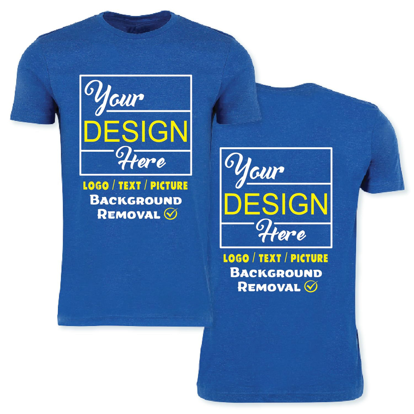Personalized Image/Text for Your Company/Wedding/Greetings with Digital Printing | Unisex Adult | Custom T-Shirt